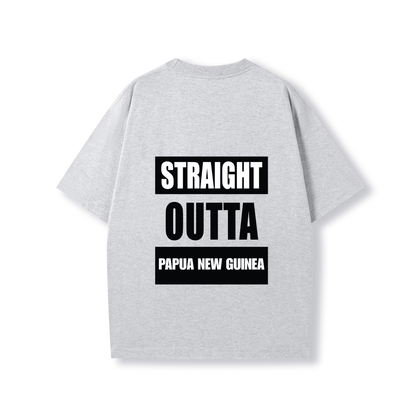 STRAIGHT OUTTA PAPUA NEW GUINEA | OVERSIZE UNISEX TEE - Stick N It