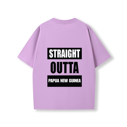 STRAIGHT OUTTA PAPUA NEW GUINEA | OVERSIZE UNISEX TEE - Stick N It