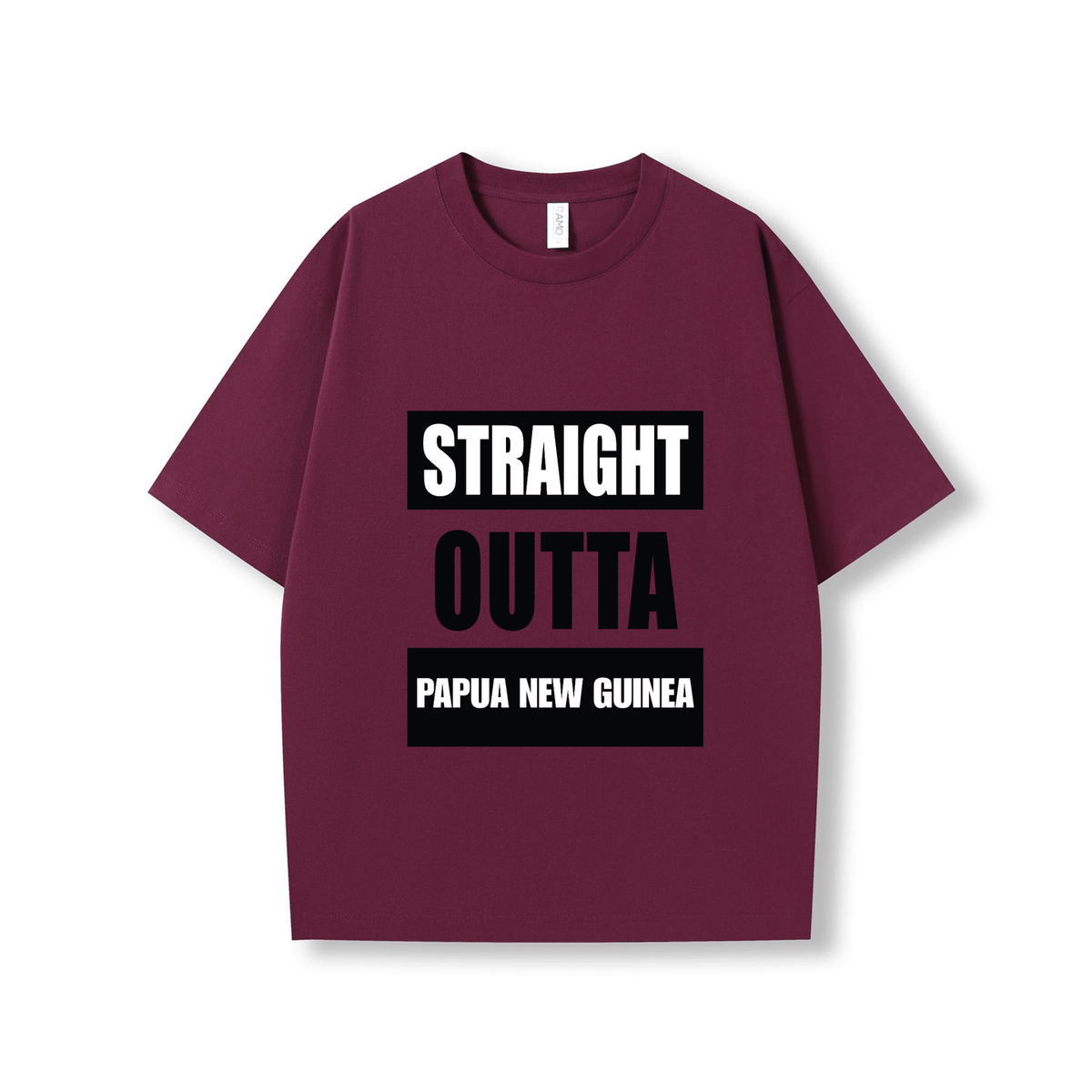 STRAIGHT OUTTA PAPUA NEW GUINEA | OVERSIZE UNISEX TEE - Stick N It