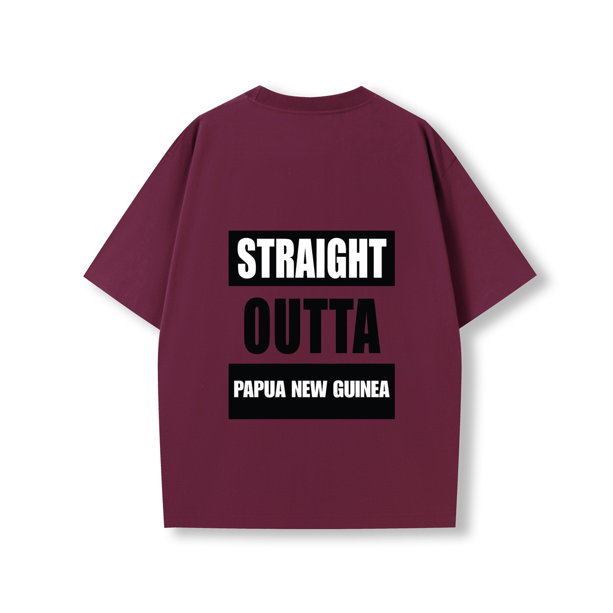 STRAIGHT OUTTA PAPUA NEW GUINEA | OVERSIZE UNISEX TEE - Stick N It