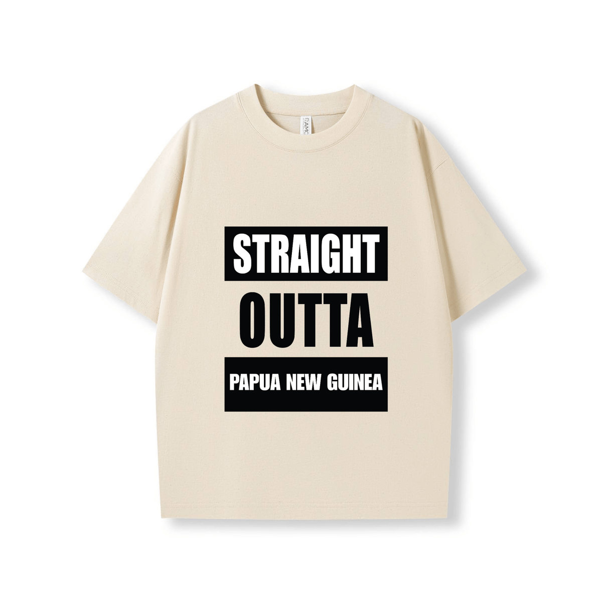 STRAIGHT OUTTA PAPUA NEW GUINEA | OVERSIZE UNISEX TEE - Stick N It