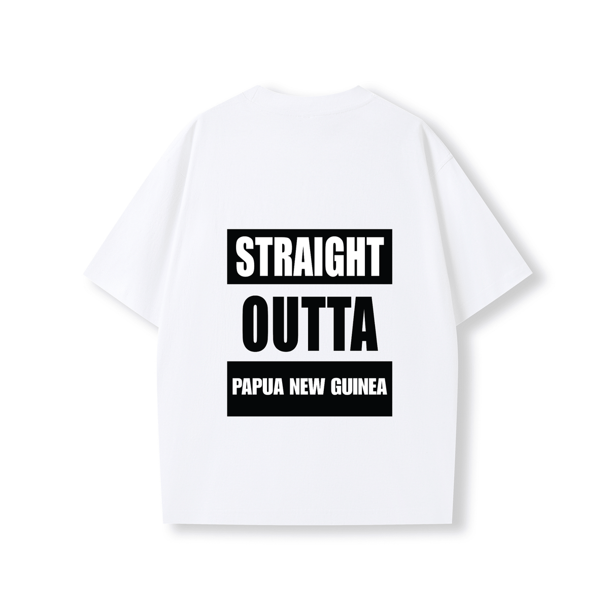 STRAIGHT OUTTA PAPUA NEW GUINEA | OVERSIZE UNISEX TEE - Stick N It