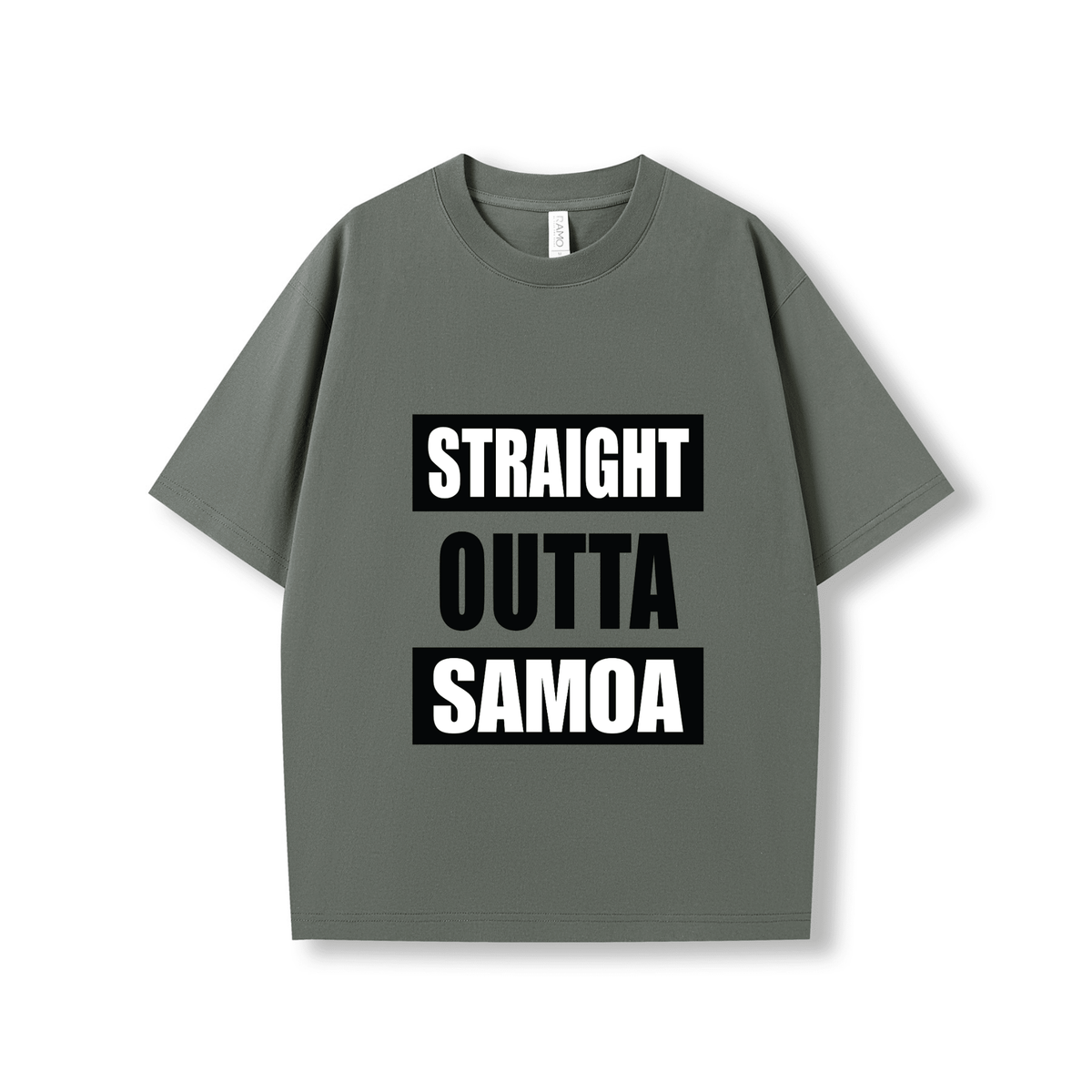 STRAIGHT OUTTA SAMOA | OVERSIZE UNISEX TEE - Stick N It