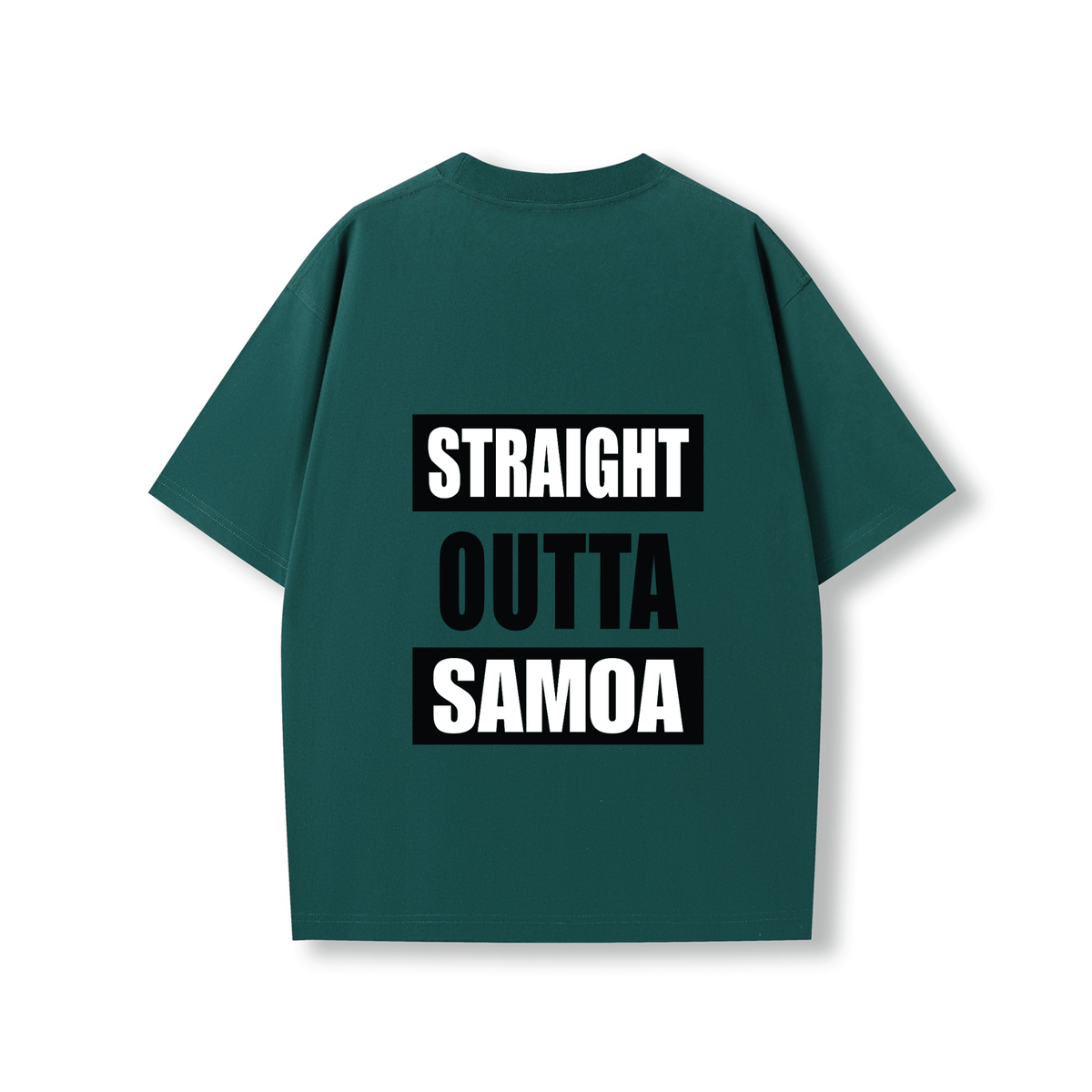 STRAIGHT OUTTA SAMOA | OVERSIZE UNISEX TEE - Stick N It