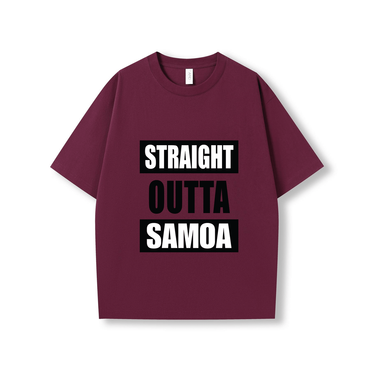 STRAIGHT OUTTA SAMOA | OVERSIZE UNISEX TEE - Stick N It