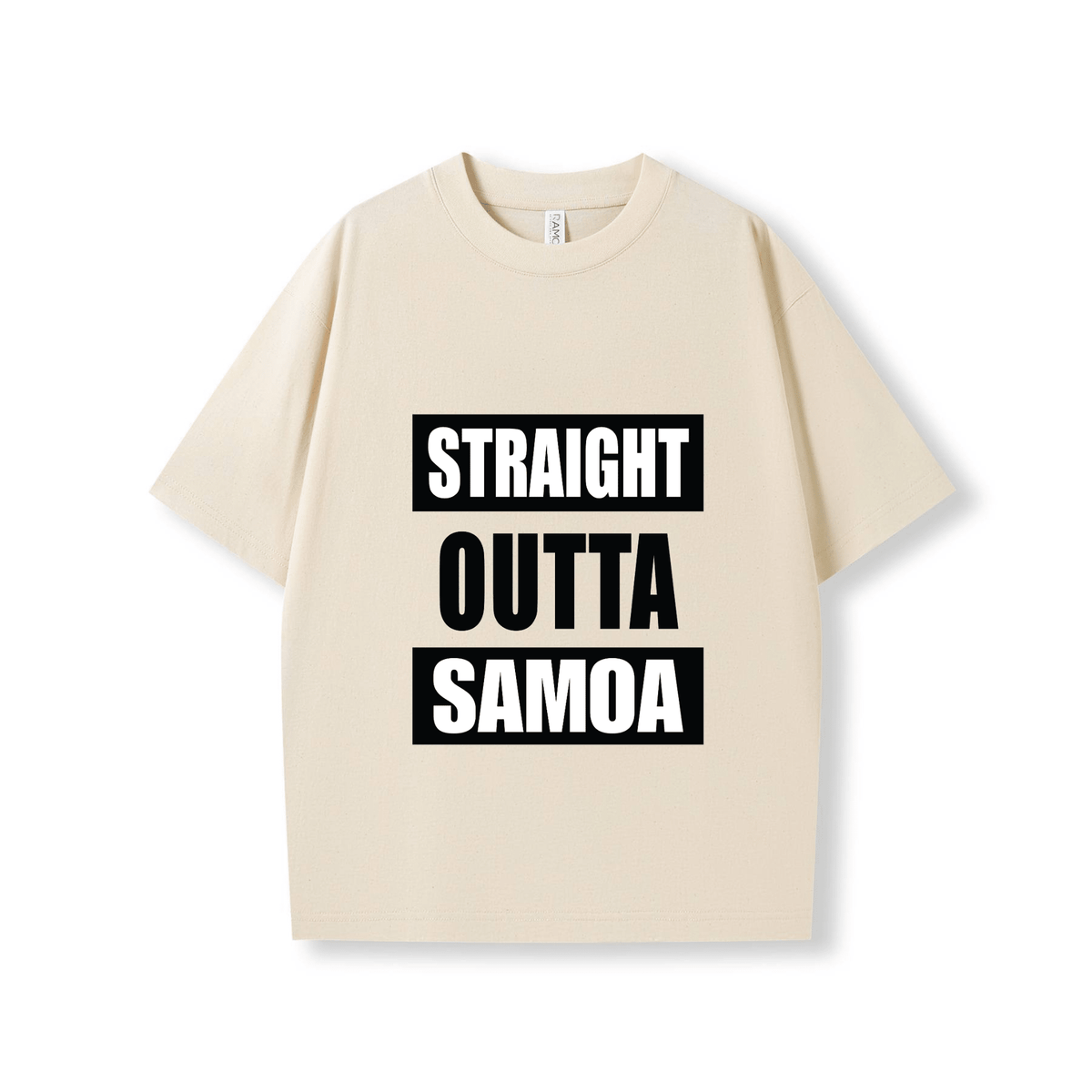 STRAIGHT OUTTA SAMOA | OVERSIZE UNISEX TEE - Stick N It
