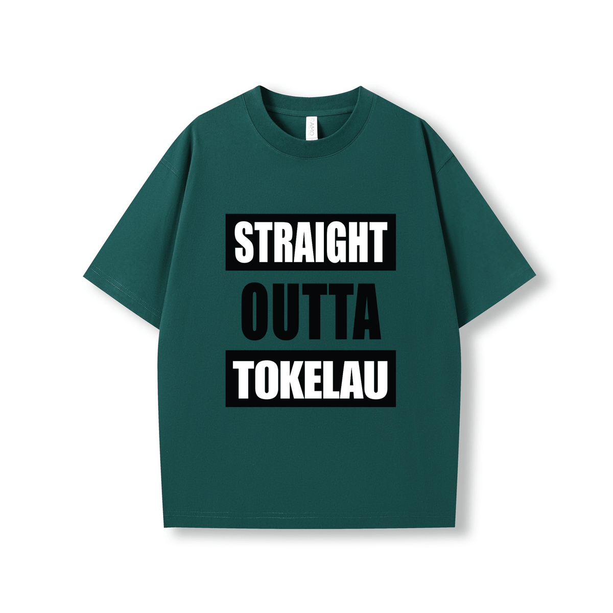 STRAIGHT OUTTA TOKELAU | OVERSIZE UNISEX TEE - Stick N It