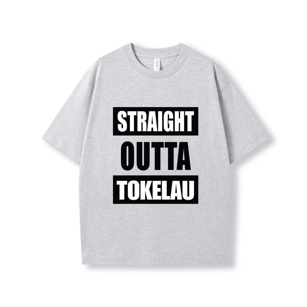 STRAIGHT OUTTA TOKELAU | OVERSIZE UNISEX TEE - Stick N It