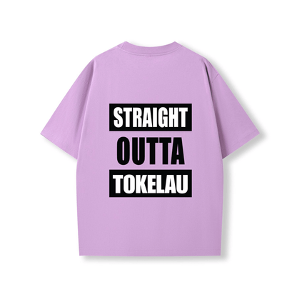 STRAIGHT OUTTA TOKELAU | OVERSIZE UNISEX TEE - Stick N It