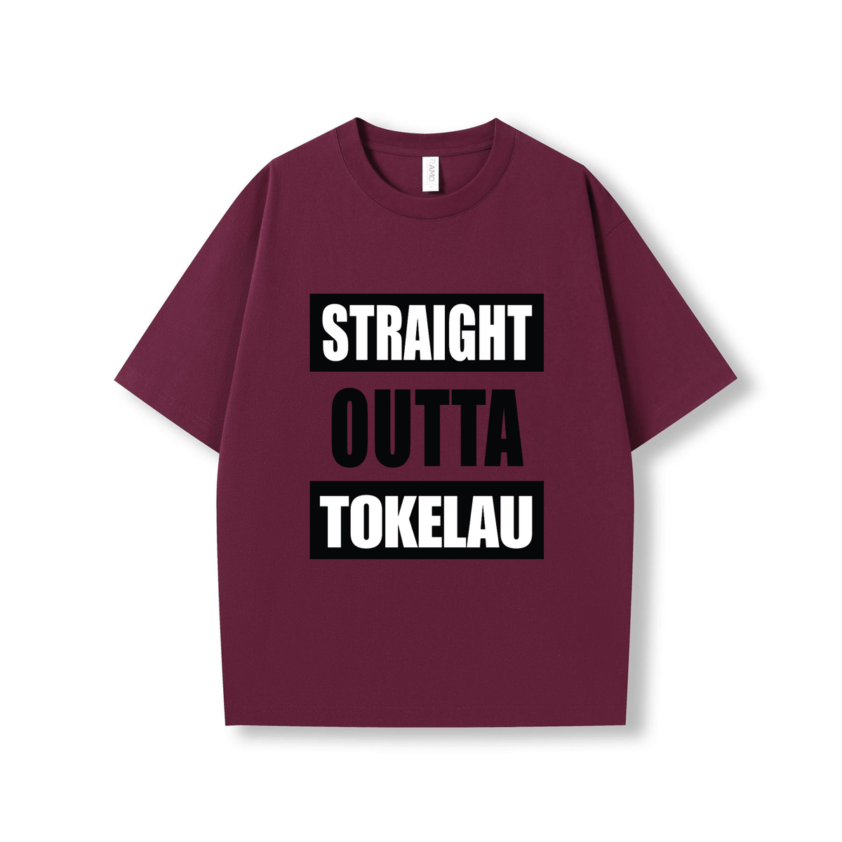 STRAIGHT OUTTA TOKELAU | OVERSIZE UNISEX TEE - Stick N It
