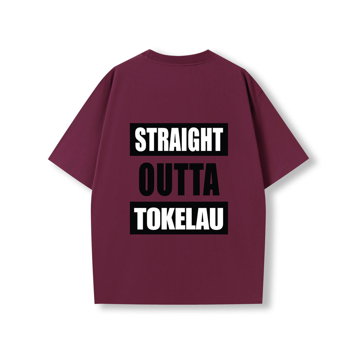 STRAIGHT OUTTA TOKELAU | OVERSIZE UNISEX TEE - Stick N It