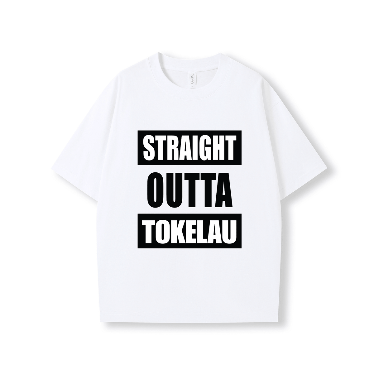 STRAIGHT OUTTA TOKELAU | OVERSIZE UNISEX TEE - Stick N It