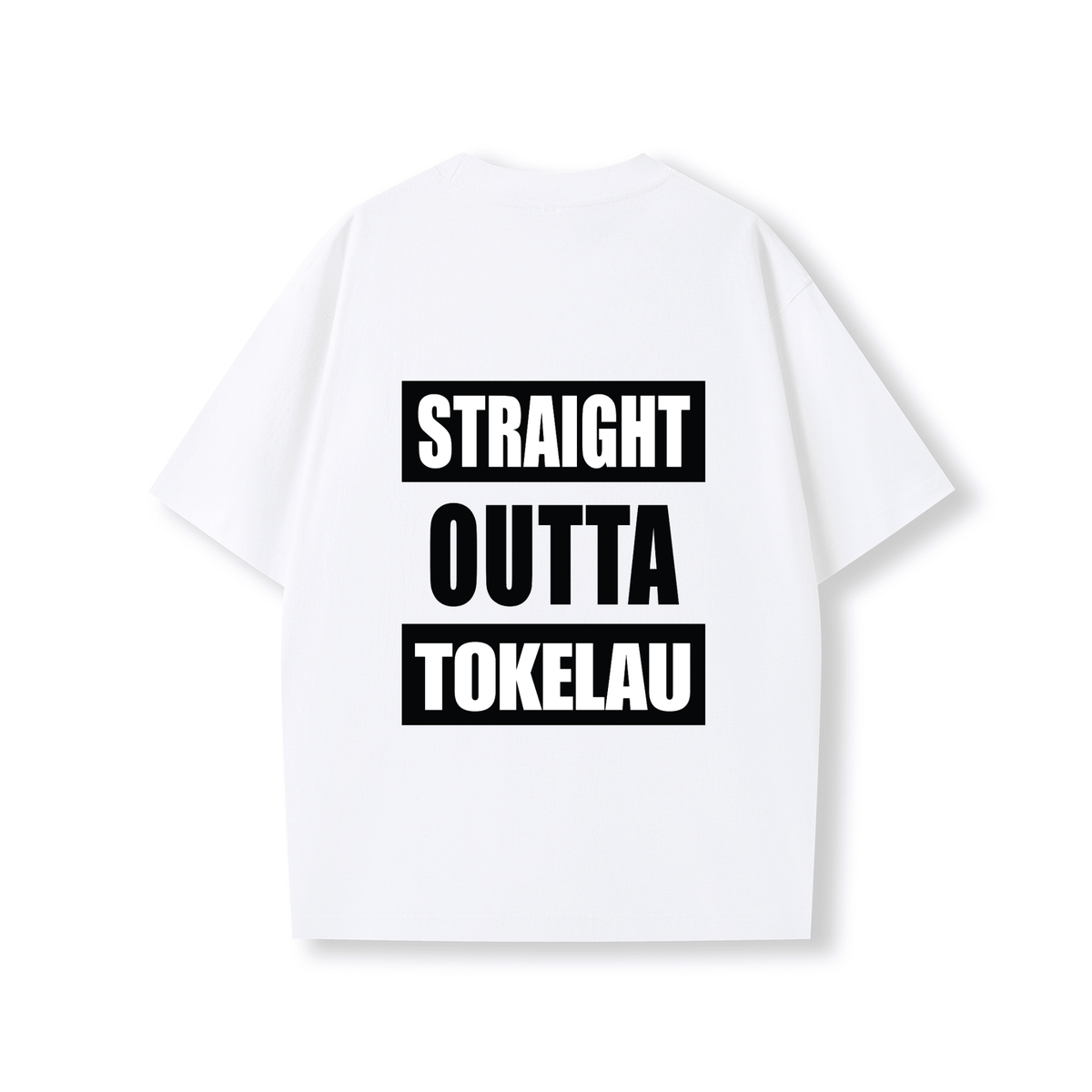 STRAIGHT OUTTA TOKELAU | OVERSIZE UNISEX TEE - Stick N It