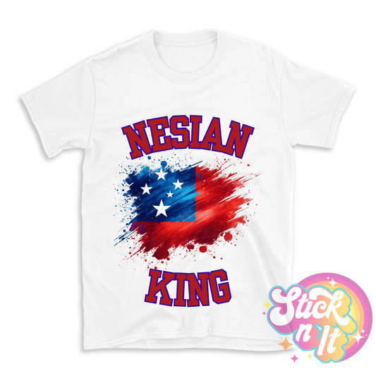 SAMOA NESIAN KING SHIRT - Stick N It