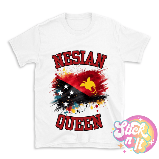 PAPUA NEW GUINEA NESIAN QUEEN SHIRT - Stick N It