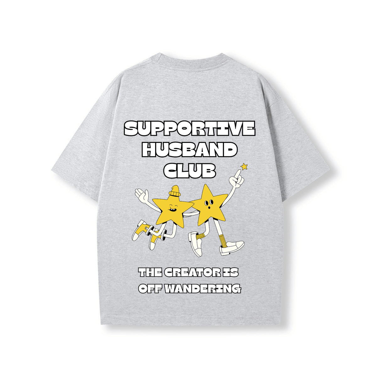 SUPPORTIVE HUSBAND CLUB OVERSIZE SHIRT - Stick N It
