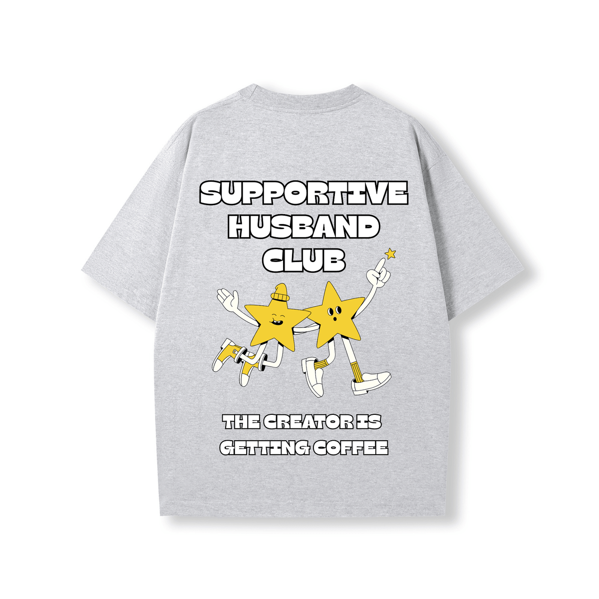 SUPPORTIVE HUSBAND CLUB OVERSIZE SHIRT - Stick N It