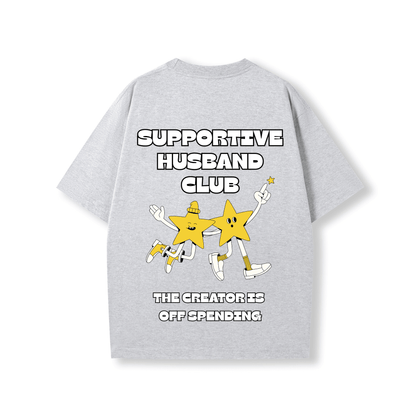 SUPPORTIVE HUSBAND CLUB OVERSIZE SHIRT - Stick N It