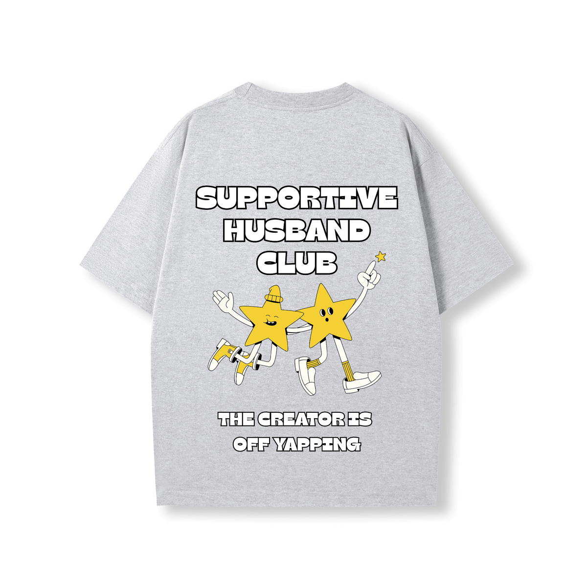 SUPPORTIVE HUSBAND CLUB OVERSIZE SHIRT - Stick N It