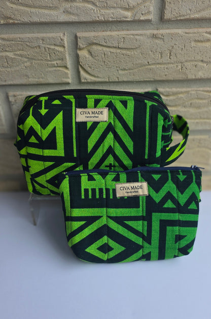 HANDMADE TOILETRY & MINI BAG SET | PASIFIKA - Stick N It