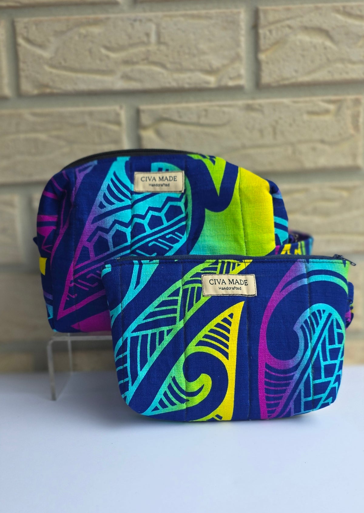 HANDMADE TOILETRY & MINI BAG SET | PASIFIKA - Stick N It