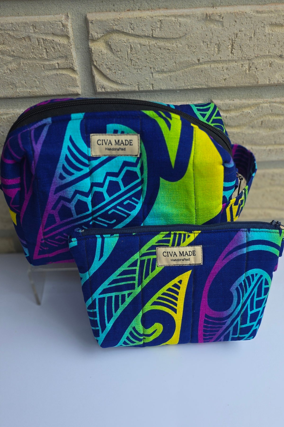 HANDMADE TOILETRY & MINI BAG SET | PASIFIKA - Stick N It