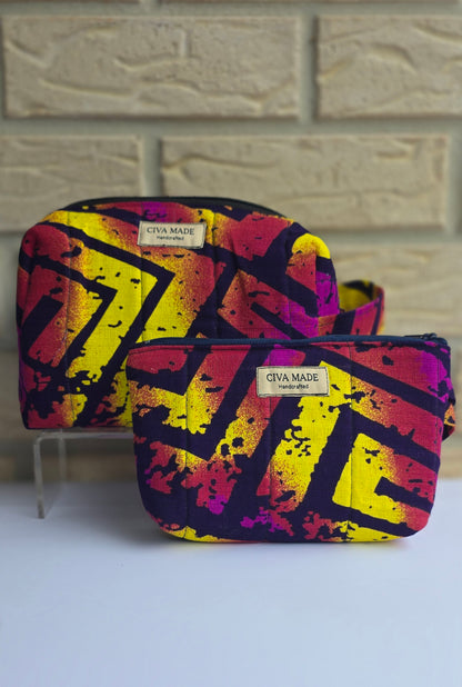HANDMADE TOILETRY & MINI BAG SET | PASIFIKA - Stick N It