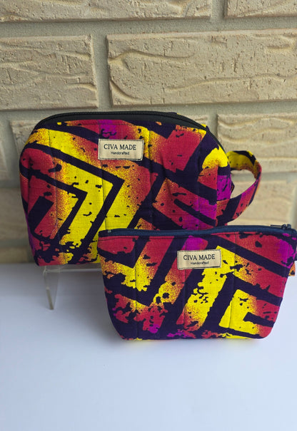 HANDMADE TOILETRY & MINI BAG SET | PASIFIKA - Stick N It
