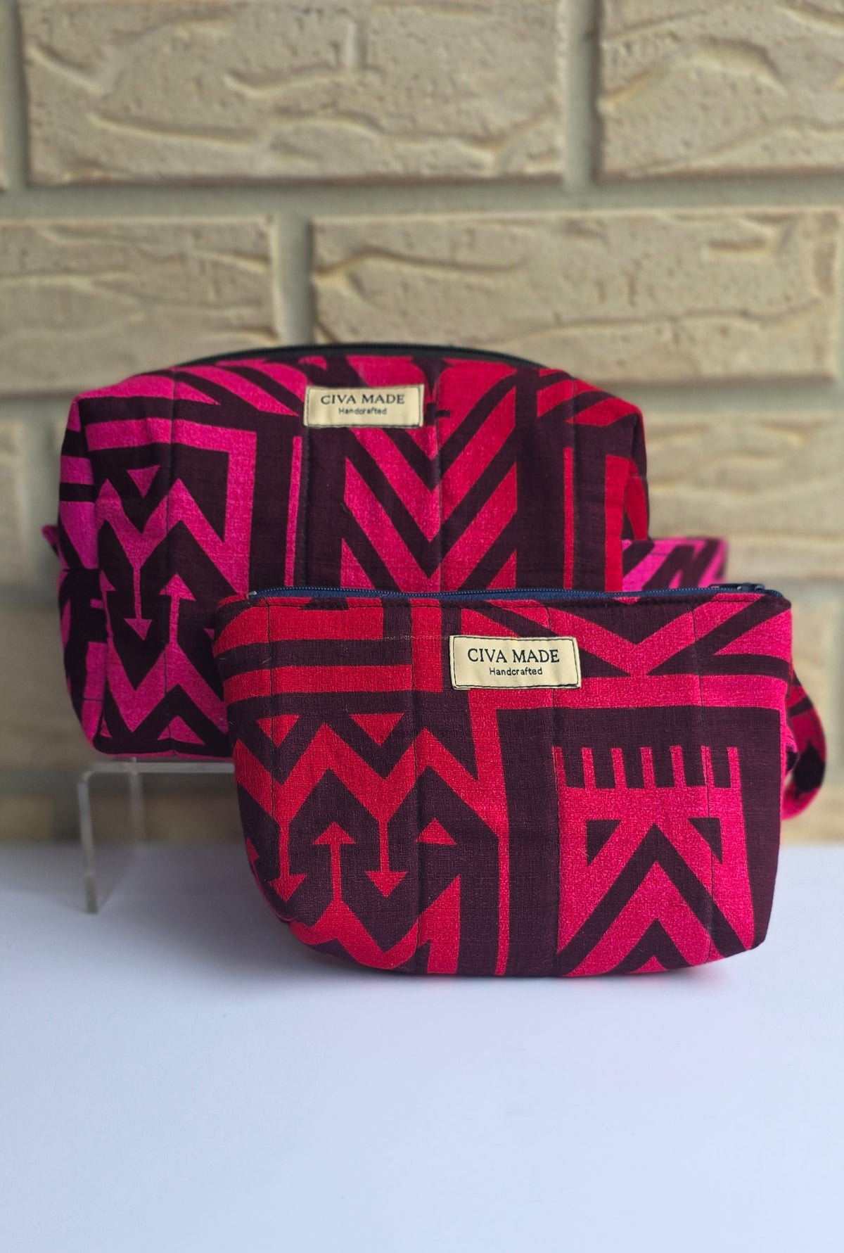 HANDMADE TOILETRY & MINI BAG SET | PASIFIKA - Stick N It