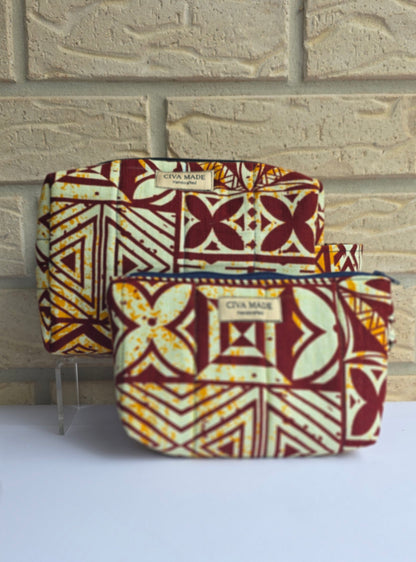 HANDMADE TOILETRY & MINI BAG SET | PASIFIKA - Stick N It