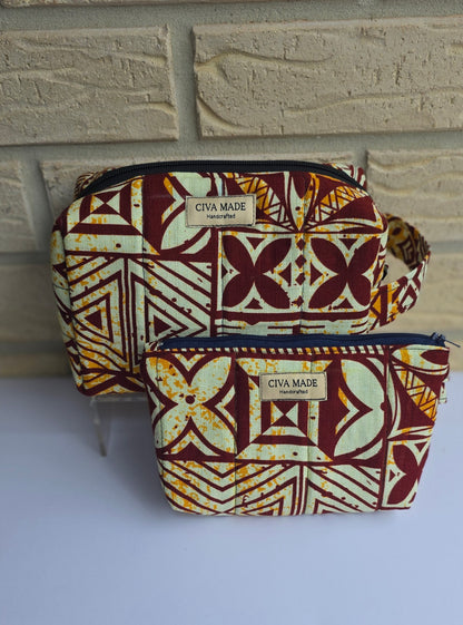 HANDMADE TOILETRY & MINI BAG SET | PASIFIKA - Stick N It