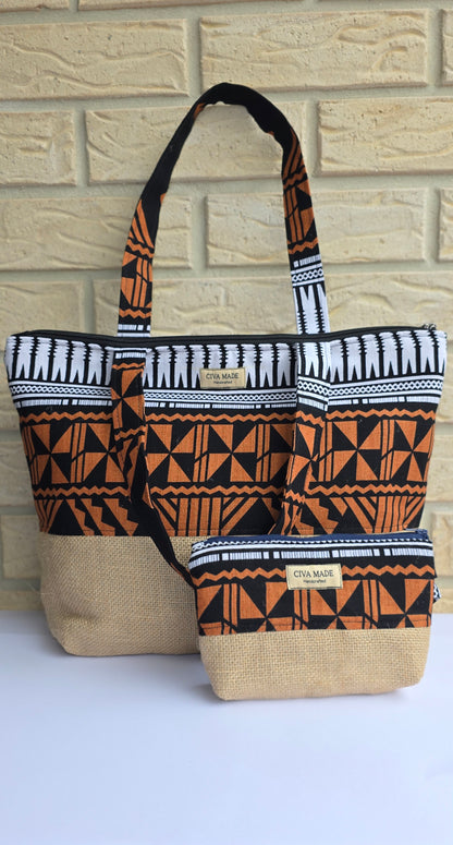 HANDMADE TOTE & MINI BAG SET | PASIFIKA - Stick N It