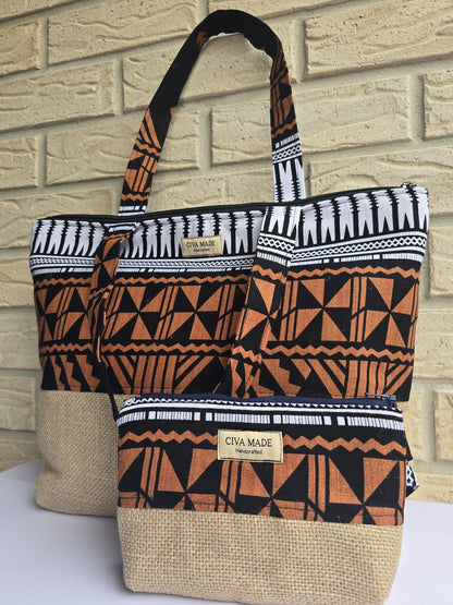 HANDMADE TOTE & MINI BAG SET | PASIFIKA - Stick N It