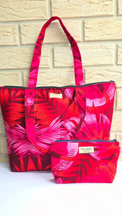HANDMADE TOTE & MINI BAG SET | PASIFIKA - Stick N It