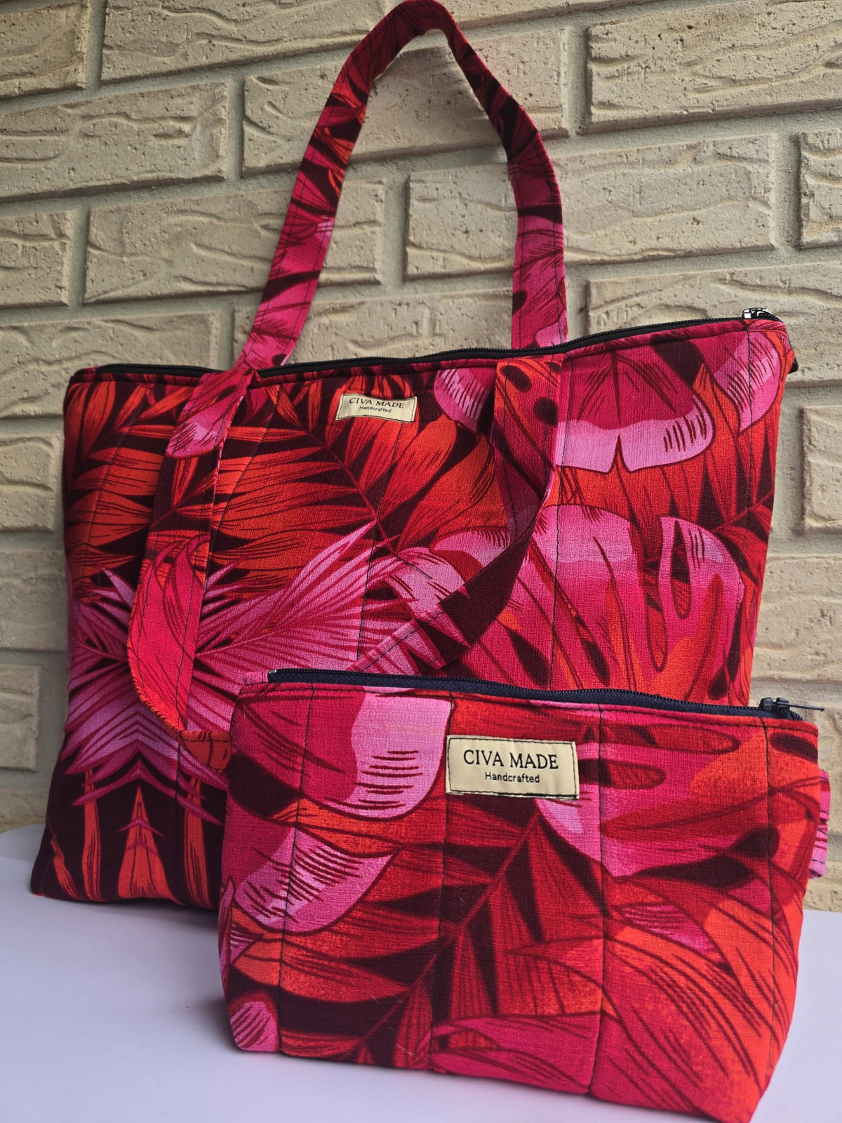 HANDMADE TOTE & MINI BAG SET | PASIFIKA - Stick N It