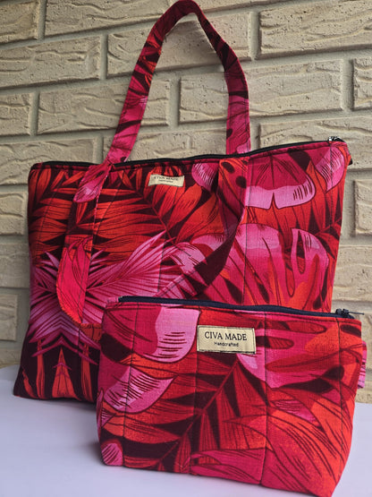 HANDMADE TOTE & MINI BAG SET | PASIFIKA - Stick N It