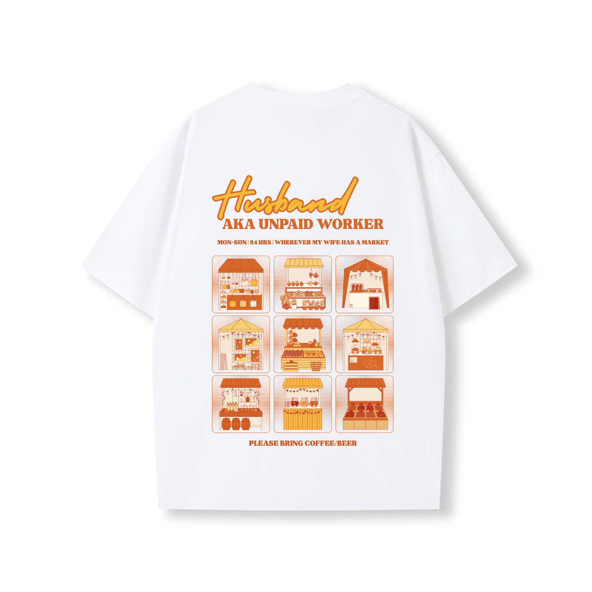 HUSBAND AKA THE UNPAID WORKER OVERSIZE SHIRT - Stick N It
