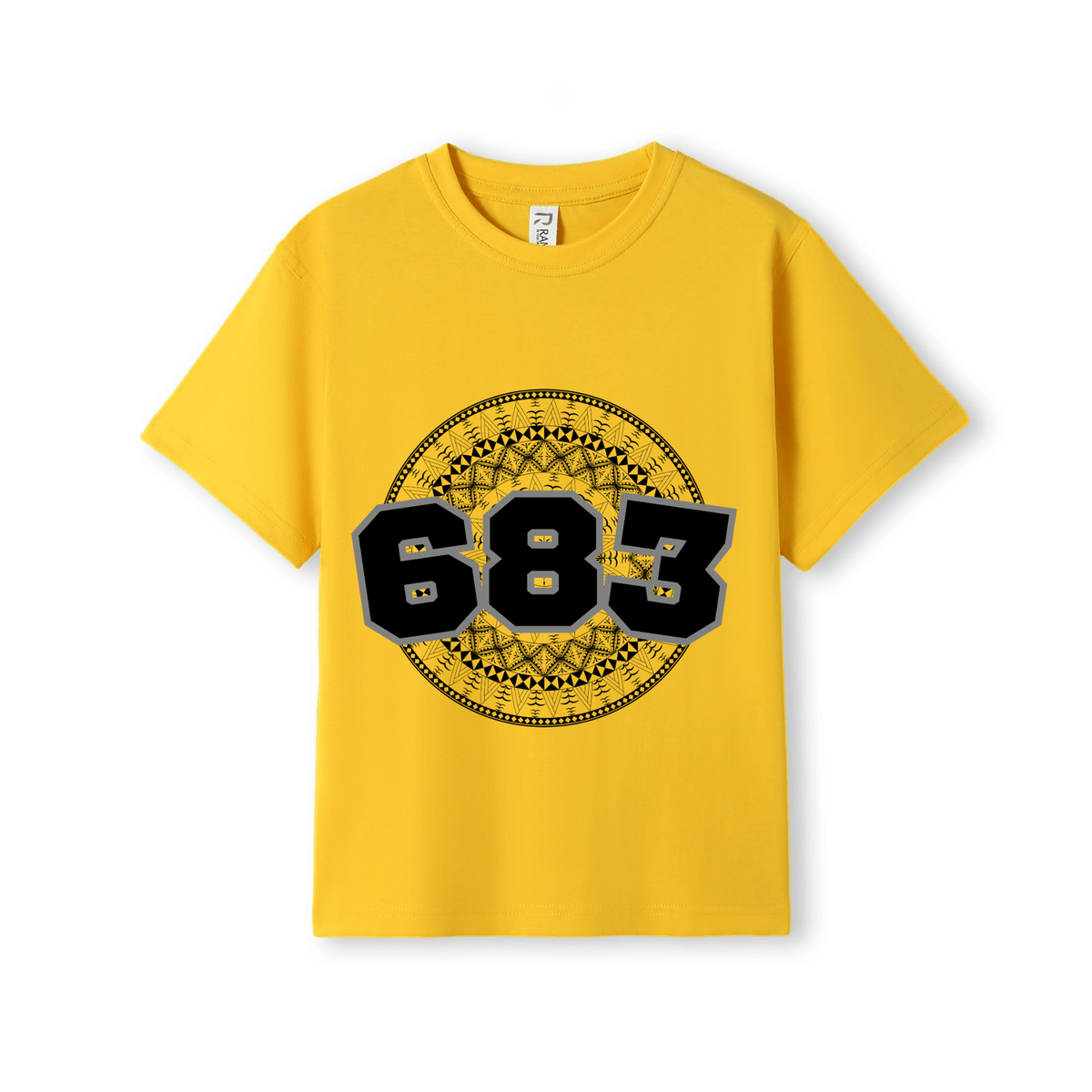 NIUE | 683 | KIDS TEE | BLACK DESIGN - Stick N It