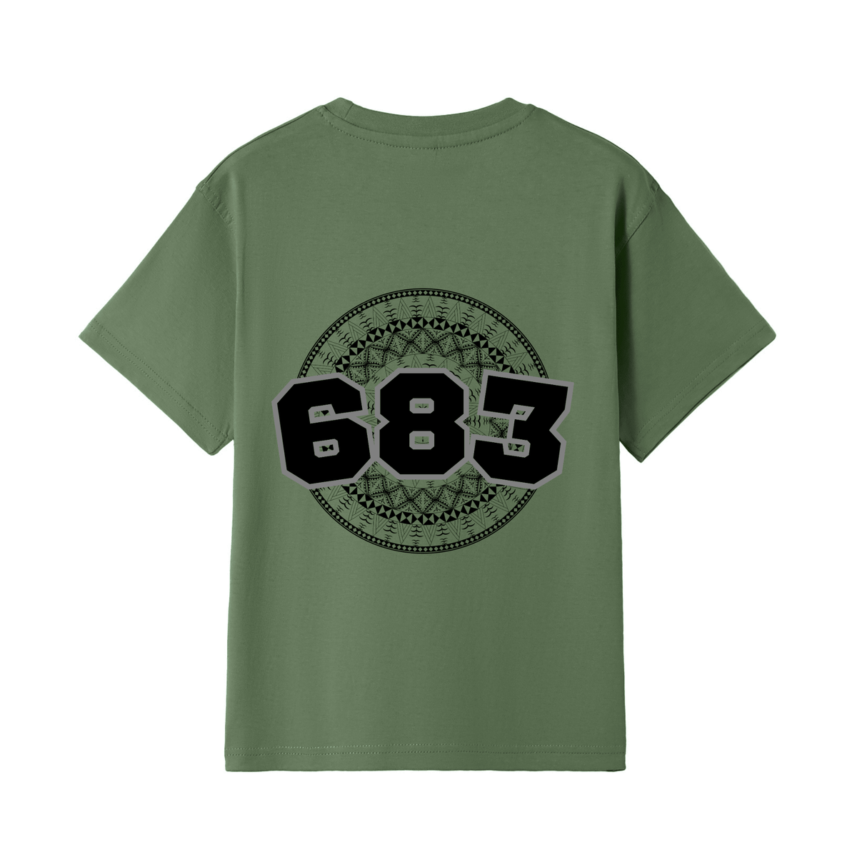 NIUE | 683 | KIDS TEE | BLACK DESIGN - Stick N It