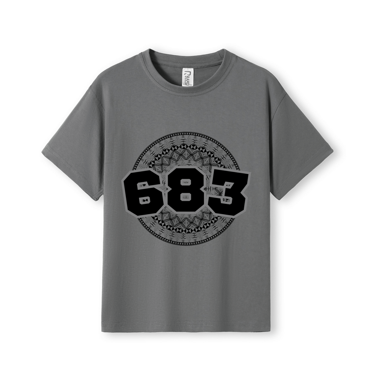 NIUE | 683 | KIDS TEE | BLACK DESIGN - Stick N It