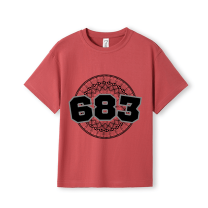 NIUE | 683 | KIDS TEE | BLACK DESIGN - Stick N It