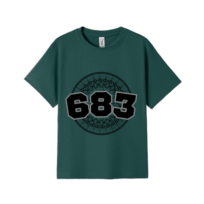 NIUE | 683 | KIDS TEE | BLACK DESIGN - Stick N It