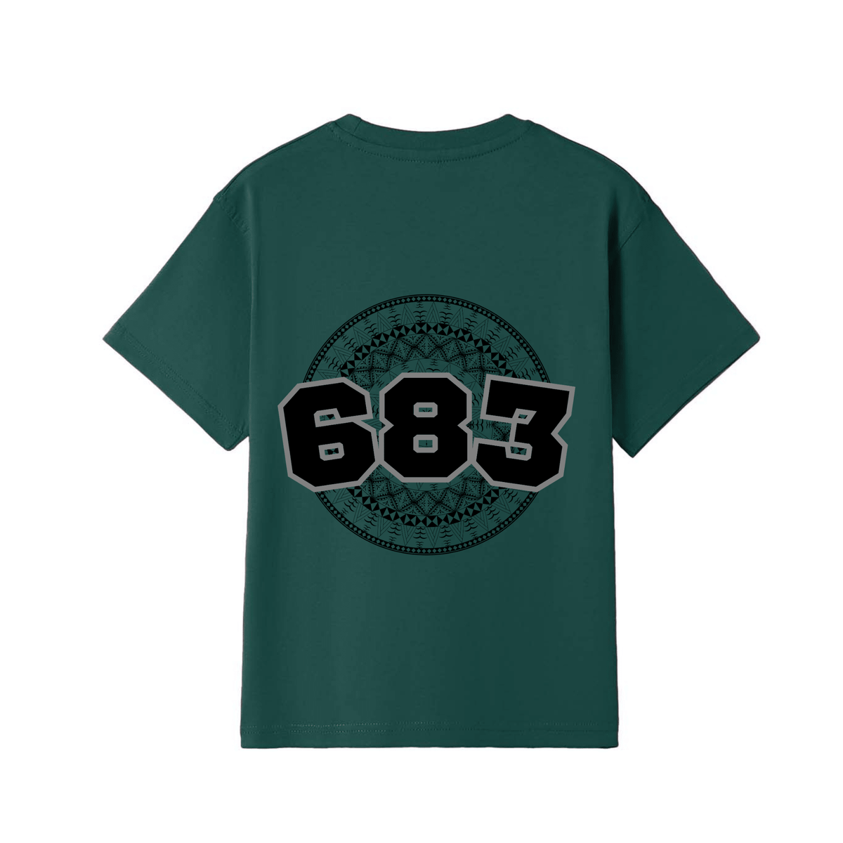 NIUE | 683 | KIDS TEE | BLACK DESIGN - Stick N It
