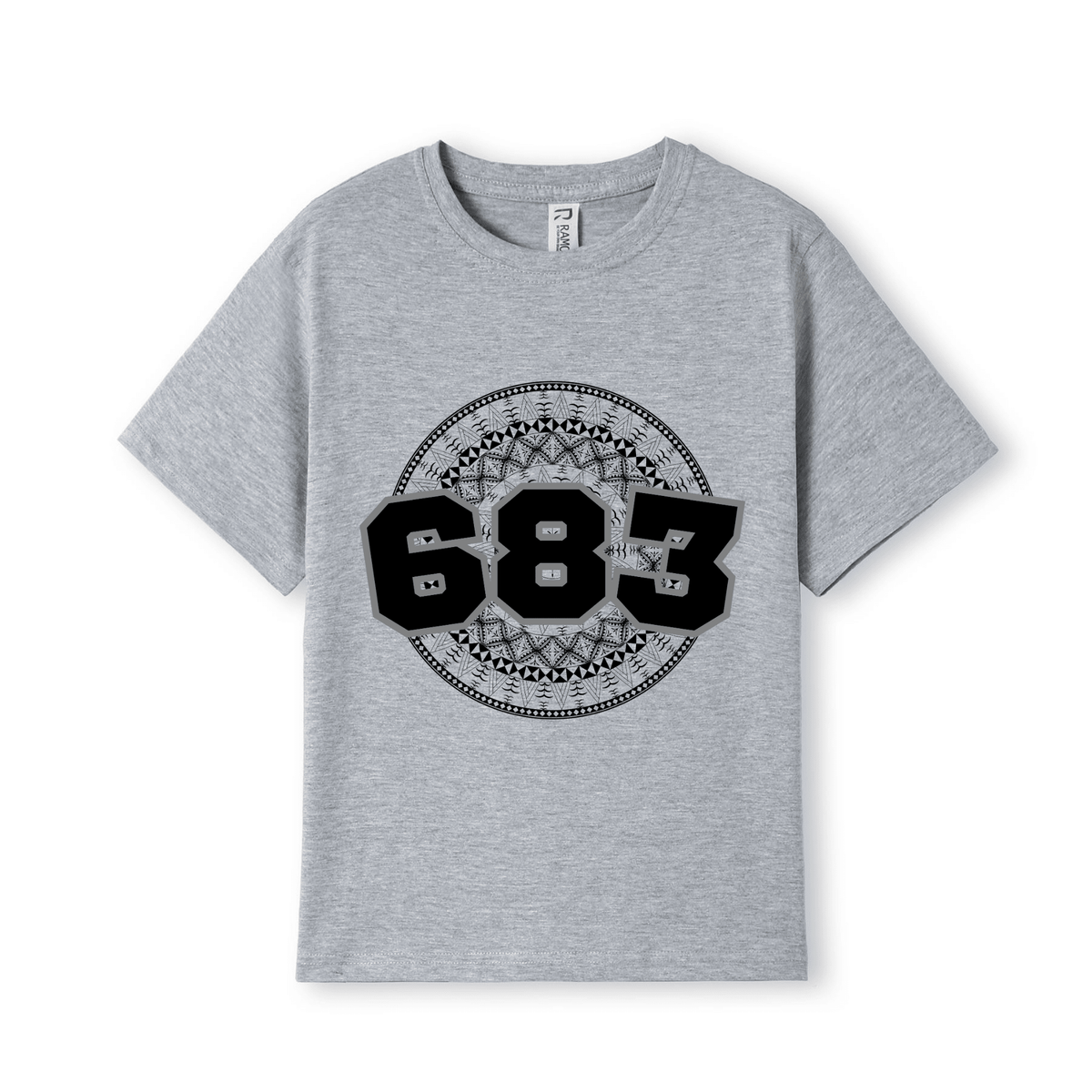 NIUE | 683 | KIDS TEE | BLACK DESIGN - Stick N It