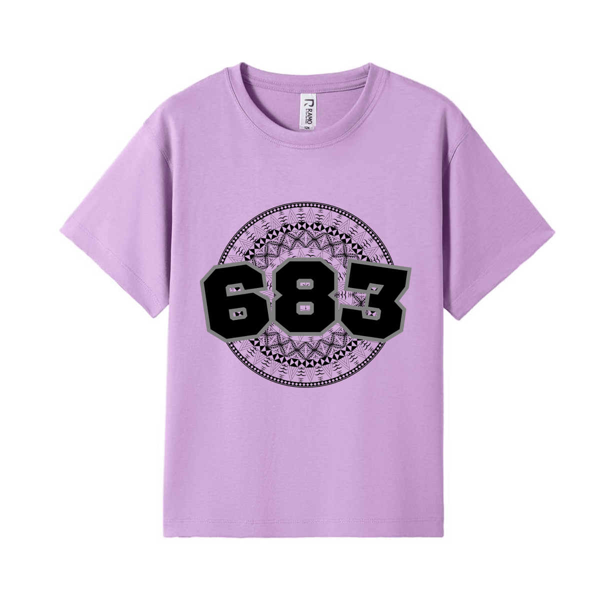 NIUE | 683 | KIDS TEE | BLACK DESIGN - Stick N It