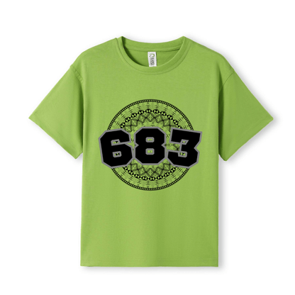 NIUE | 683 | KIDS TEE | BLACK DESIGN - Stick N It