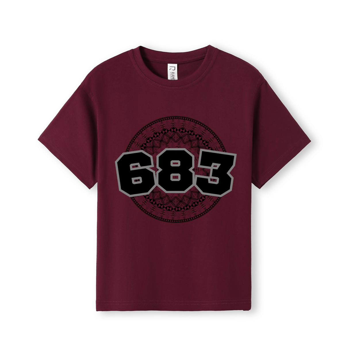 NIUE | 683 | KIDS TEE | BLACK DESIGN - Stick N It