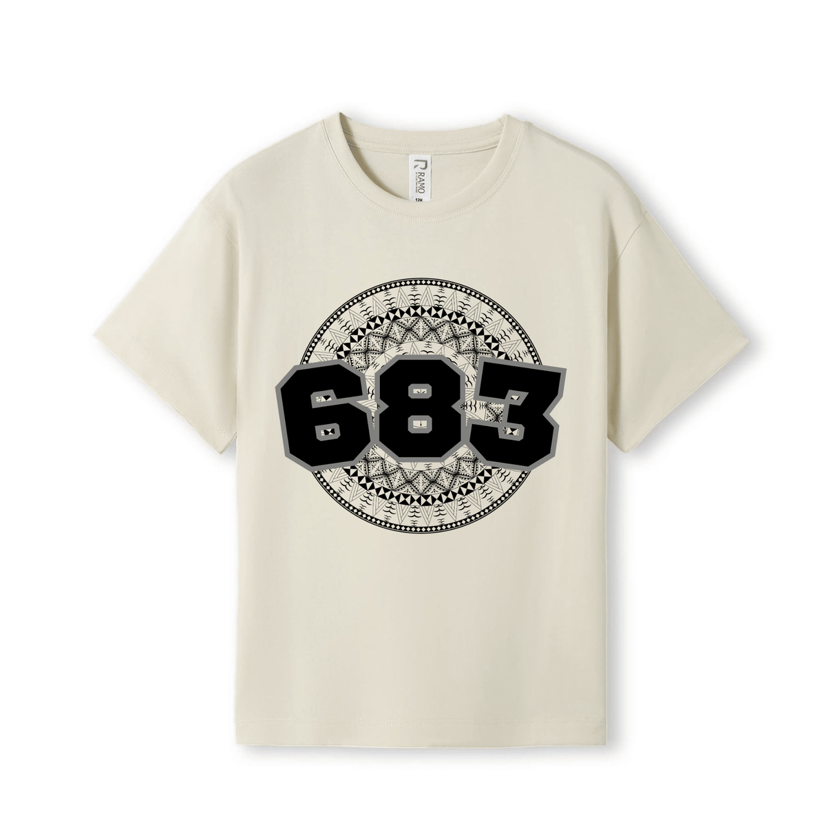 NIUE | 683 | KIDS TEE | BLACK DESIGN - Stick N It
