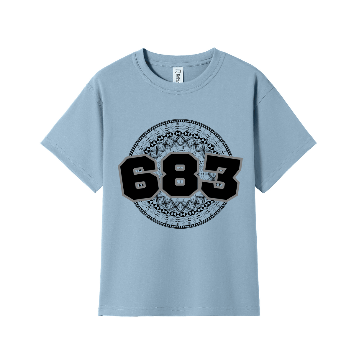 NIUE | 683 | KIDS TEE | BLACK DESIGN - Stick N It