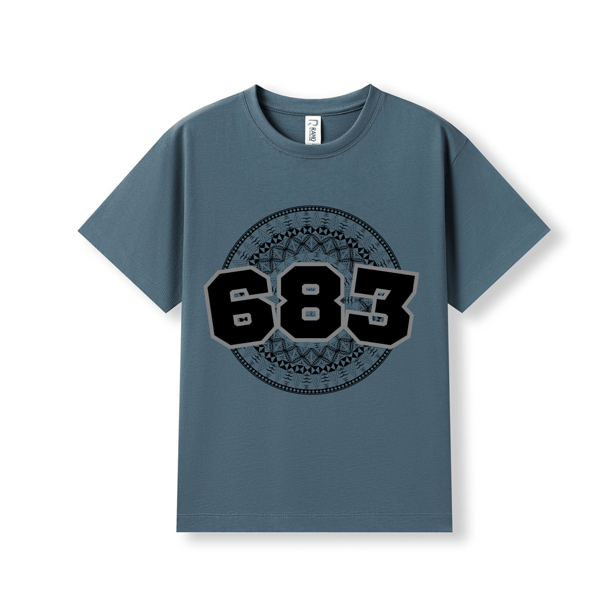 NIUE | 683 | KIDS TEE | BLACK DESIGN - Stick N It
